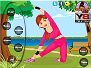 Флеш игра онлайн Наряд для фитнес девочки