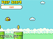 Флеш игра онлайн Птичий мир / flappy bird world