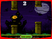 Флеш игра онлайн Подрулевыми Хэллоуин Тыква / Flappy Halloween Pumpkin