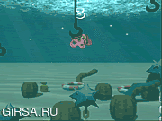 Флеш игра онлайн Подрулевыми Кальмар / Flappy Squid