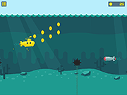 Флеш игра онлайн Flappy Подводная Лодка