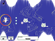 Флеш игра онлайн Плавающие коты судьбы / Floating Cats of Doom
