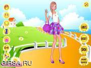 Флеш игра онлайн Цветочные и шикарно одеваются / Floral and Chic Dress Up