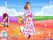 Флеш игра онлайн Цветок вокруг принцессы / Flower Around Princess 