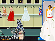 Флеш игра онлайн Shop N Dress Basket Ball Game: Flower Dress
