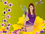 Флеш игра онлайн Цветочная Фея Платье Вверх / Flower Fairy Dress Up