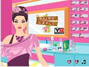 Флеш игра онлайн Цветочный макияж