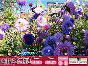 Флеш игра онлайн Сад с цветами. Скрытые предметы