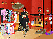 Игра Цветочница Кимоно Одеваются