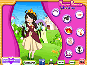 Флеш игра онлайн Цветок Принцесса Одеваются / Flower Princess Dress Up
