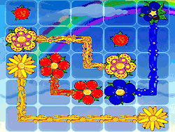 Флеш игра онлайн Цветы