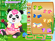 Флеш игра онлайн Пушистый Панда Салон / Fluffy Panda Salon