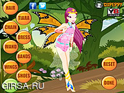 Флеш игра онлайн Наряд для прелестницы / Flying Beauty Dress Up