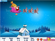 Флеш игра онлайн Летающие рождественские подарки / Flying Gifts