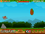 Флеш игра онлайн Летающий КИВИ / Flying Kiwi 