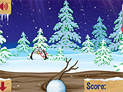 Флеш игра онлайн Летающие Снежки