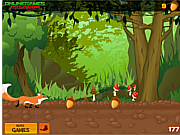 Флеш игра онлайн Беги, лиса, беги! / Forest Run 