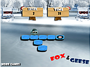 Флеш игра онлайн Лиса и гуси - Y8 / Fox and Geese - Y8
