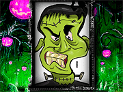 Флеш игра онлайн Франкенштейн Смешное Лицо / Frankenstein Funny  Face