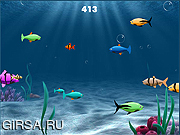 Флеш игра онлайн Опасная рыбка Фрэнки