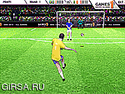 Флеш игра онлайн Свободный Удар Короля / Free Kick King