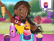 Флеш игра онлайн Друзья: мороженое для всех