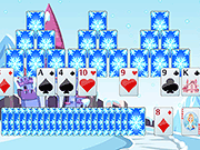 Флеш игра онлайн Замороженные Замок Пасьянс