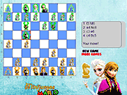 Флеш игра онлайн Замороженные Шахматы / Frozen Chess