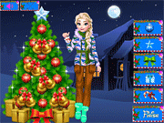 Флеш игра онлайн Замороженные Рождественская Елка / Frozen Christmas Tree