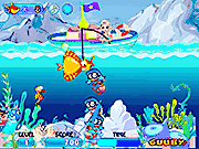 Флеш игра онлайн Замороженные Elsa Рыбная Ловля / Frozen Elsa Fishing