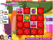 Флеш игра онлайн Фруктовый салад / Fruit Memo Game 