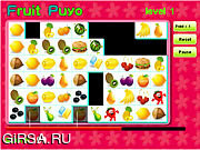 Флеш игра онлайн Фруктовое Пуйо / Fruit Puyo