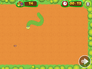 Флеш игра онлайн Фруктовая змея на HTML5