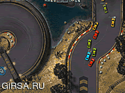 Флеш игра онлайн Крутая гонка / Full Auto Mayhem