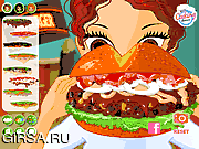 Флеш игра онлайн Веселый Бургер / Fun Burger