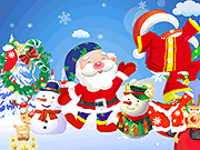 Флеш игра онлайн Весело с Дедом Морозом