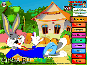 Флеш игра онлайн Забавный наряд для кролика / Funny Bugs Bunny