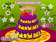 Флеш игра онлайн Забавный торт декора