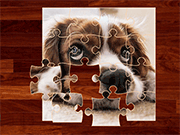 Флеш игра онлайн Смешные Собаки Головоломки / Funny Dogs Puzzle