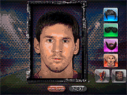 Флеш игра онлайн Смешные Месси Лицо / Funny Messi Face