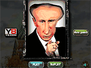 Флеш игра онлайн Смешные Путиным С Глазу / Funny Putin Face
