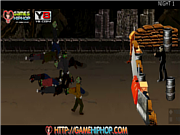 Флеш игра онлайн Ходячие мертвецы в городе Гангнам / Gangnam Style Walking Dead 