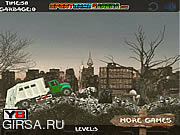 Флеш игра онлайн Мусоровоз / Garbage Truck SGA 