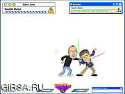 Флеш игра онлайн Gates vs. Jobs - The