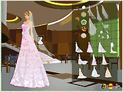 Флеш игра онлайн Нежный невеста в день свадьбы одеваются / Gentle Bride in Wedding Day Dressup