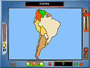 Флеш игра онлайн География Игры : Южная Америка / Geography Game : South America