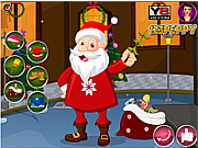 Флеш игра онлайн Наряд для Санты / Gifting Santa Dress Up