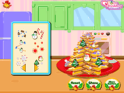 Флеш игра онлайн Готовим имбирное печенье на Рождество
