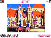 Флеш игра онлайн Принцесса Барби. Пазл. Пазл / Girls Cheer Jigsaw 