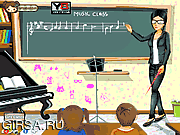Флеш игра онлайн Учитель музыки